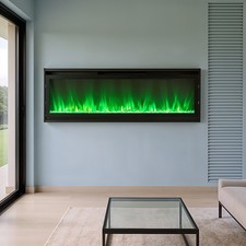 40 Inch LED Electric Fireplace Standing/ Insert/ Wall Fire Heater Media for Room