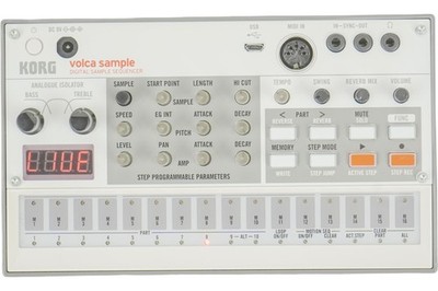 KORG volca sample 2 Digital Sample Sequencer - White