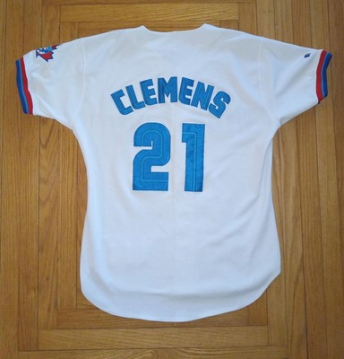 Vintage 90's Russell Toronto Blue Jays Roger Clemens MLB Jersey