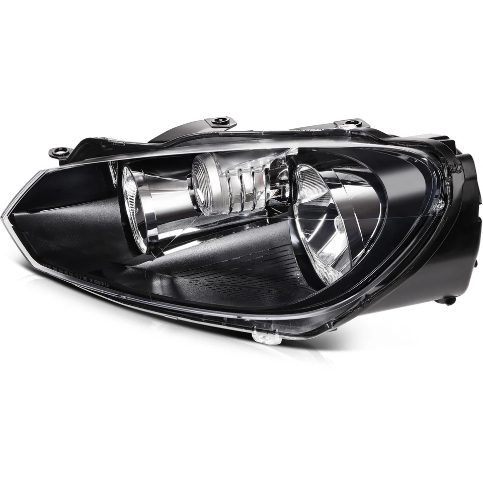 Pair Headlights Assembly For Volkswagen GTI Golf Jetta Sportwagen MK6 2010-2014 Foto 3 de 4