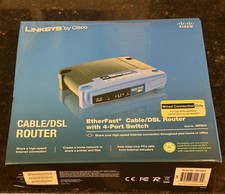 Linksys BEFSR41 Cable/DSL Router with 4-Port Switch New  Wired  