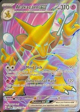 Pokemon TCG Alakazam ex 188/165 151 on eBay