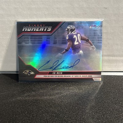 2025 Topps  Finest- Finest Moments Autograph Ed Reed #FMS-ER
