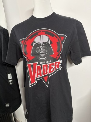 Addict Star Wars Herren T-Shirt Darth Vader Print schwarz Kurzarm Rundhals S