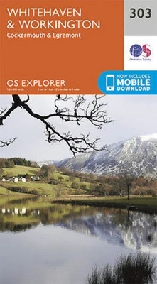 Whitehaven and Workington Explorer Map 303 Ordnance Survey