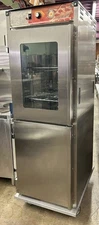 CRES COR Insulated Full Height Stainless Pass-Thru Warm/Hold Mobile Cabinet