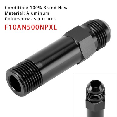 Straight -10AN Flare Male to 1/2'' NPT Taper Pipe Turbo Drain Adapter Fitting