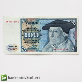 ALEMANIA: Billete de 1 x 100 marcos alemanes. Fecha 02.01.80.