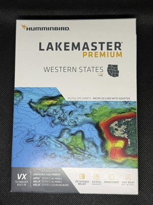 Humminbird LakeMaster VX Premium [Western States V1] APEX/SOLIX/HELIX 602009-1