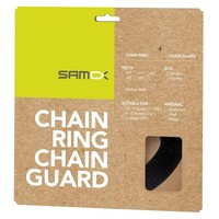 Samox Kettenschutz Aluminium Schwarz Eloxiert 104Mm 44 ZäHne Chainguard 104SL