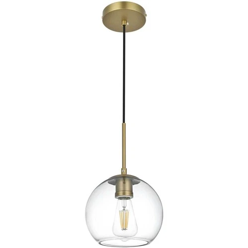 Living District LD2206SG Baxter 1 Light 8 inch Satin Gold Pendant Ceiling Light - Picture 8 of 10