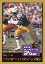 Deacon Jones Los Angeles Rams HOF Enor 73 Football Card 1991