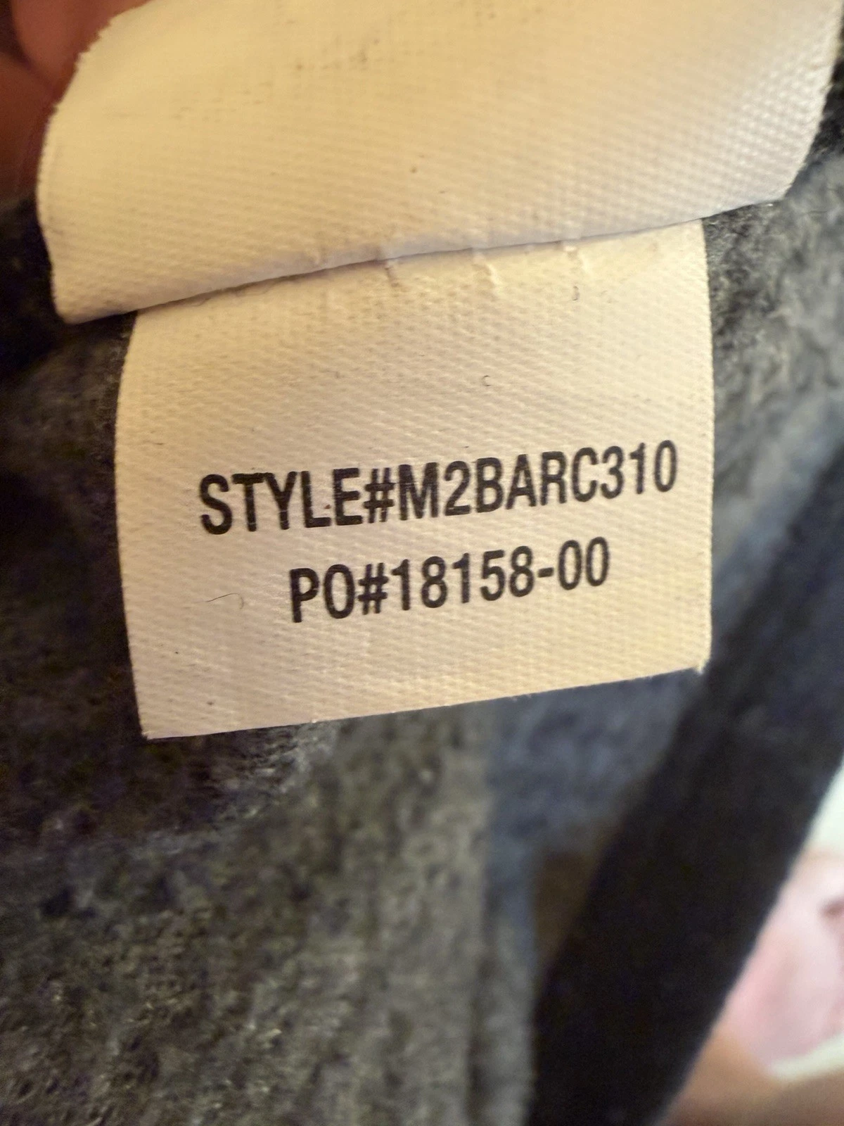 PrAna Mens Medium Gray Textured Full Zip Fleece Jacket Mock Neck Outdoor image 8