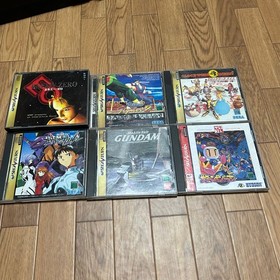 SEGA Saturn HST-3210 Console w/ HORI Arcade Stick , Games & 2 Controllers Japan