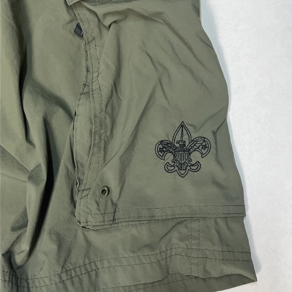 Boy Scouts of America Green Cargo Shorts Adult Extra Large Centennial Uniform XL - Image 2 of 3