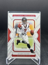 2024-25 Panini National Treasures Football Michael Vick Silver 02/25 #6 ATL