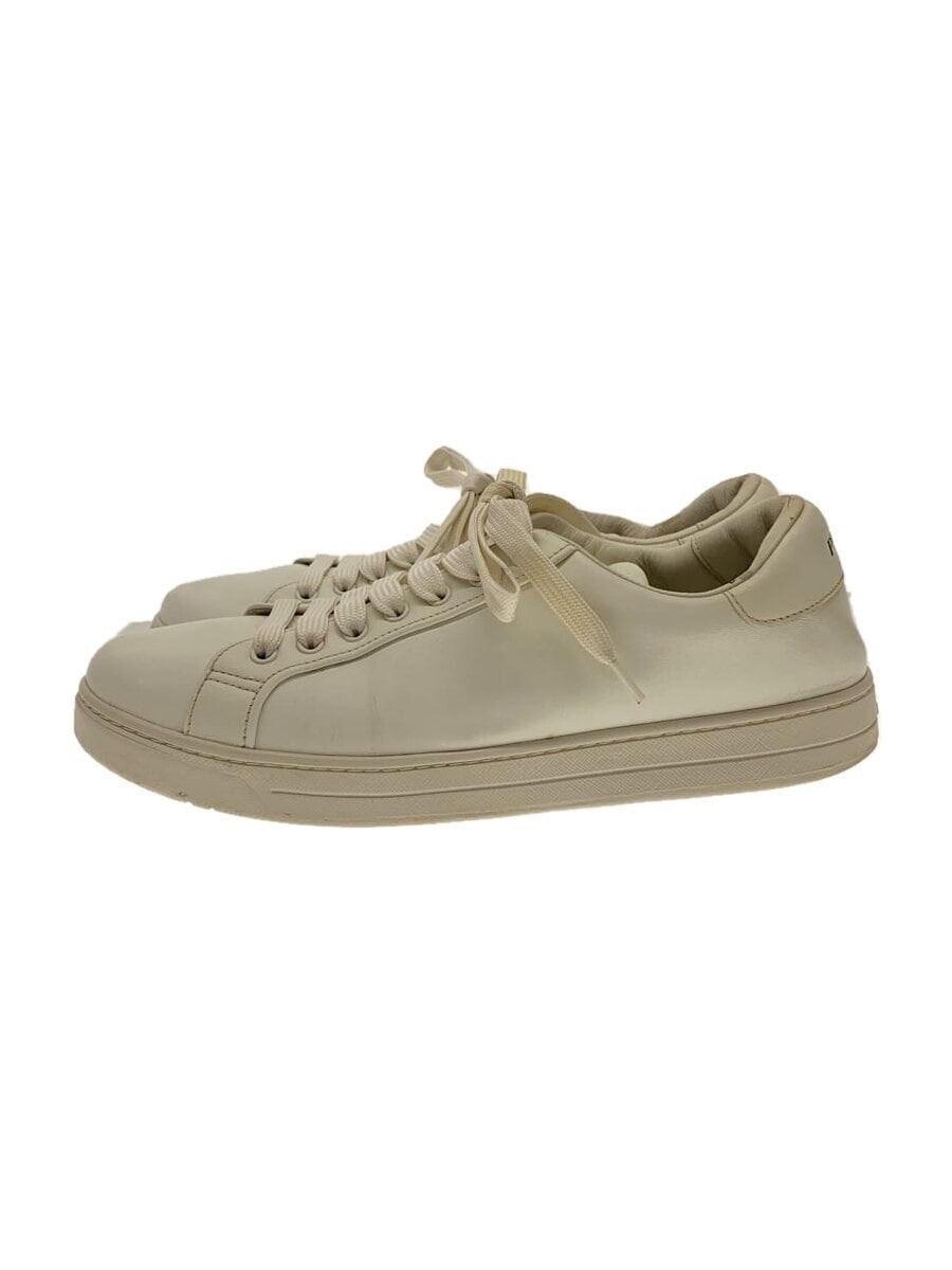 PRADA White Low Top Sneakers in UK Size 8