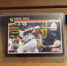 Score 1991 Sammy Sosa #256 Base Set Chicago White Sox Major League Baseball Card