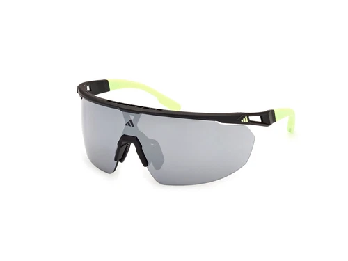 Occhiali da sole ADIDAS SPORT SP0095 02C neri autentici nuovi 142 unisex