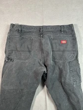 Dickies Mens Carpenter Jeans Workwear Black Relaxed Fit Size 40x30 Wide Leg Y2K