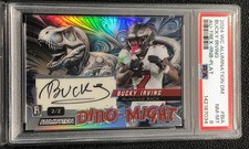 2024 WILD CARD BUCKY IRVING #DMTRX1-BI, ROOKIE, DINO MIGHT TYRANNOSAURUS REX