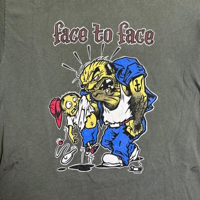 Rare Vintage Face to Face TOUR '97 T-shirt punk