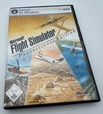 Microsoft Flight Simulator X Professional Edition PC Spiel Game 2006