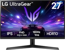 LG 27" Ultragear Full HD IPS Gaming Monitor  27GS60F-B