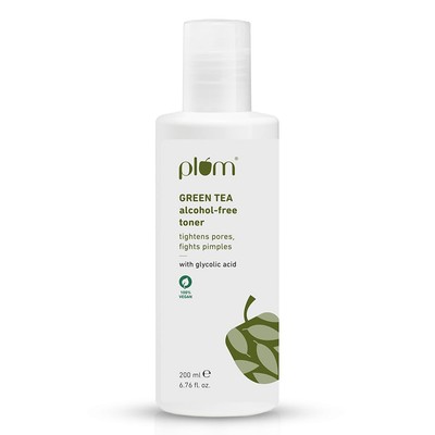Plum Green Tea Alcohol Free Toner - Shrinks & Tightens Pores - 200ml.