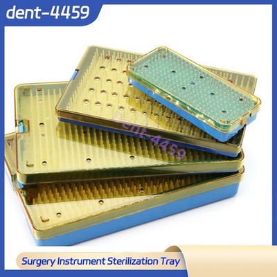 Sterilization Tray Disinfection Case Box With Silicone For Surgery Instrument 