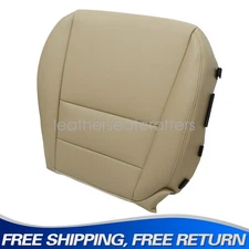 Passenger Bottom Replacement Leather Seat Cover For Acura MDX Base 2007-2013 Tan