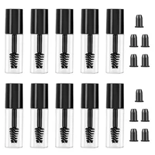 10 Pcs 3ml Empty Mascara Tube Wand Mini Eyelash Cream Container Bottle Eyelash G
