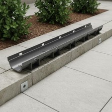 U Channel Drain Plastic Linear Drain Channel Heavy Duty for Balcony, Outdoor