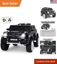 Luxury Mercedes-Benz Maybach Electric Ride-On Car with 3 Speeds  Music for Kids