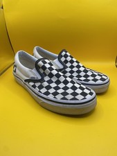Vans Slip On Checkered Classic Shoe Size 7 Women/5.5 Men Great Condition