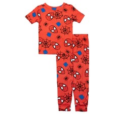 SPIDER MAN Toddler Viscose Unisex 2-Piece Pajama Set, Size 5T