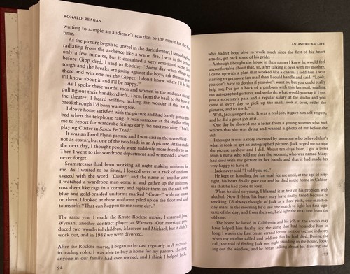 An American Life by Ronald Reagan, Easton Library of the Presidents 1992 Damaged - Picture 14 of 15