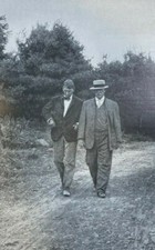 1907 Vintage Illustration President Grover Cleveland Walking