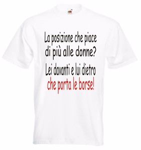 T Shirt Maglietta 100 Cotone Con Frasi Divertenti Posizione Ebay Foto Da Ridere Con Frasi