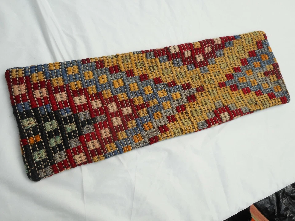 Unique  Kilim Pillow Cover 7x23" Case from Kilim Rug Hidden Zipper Amazing Work - Image 3 of 4