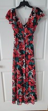 Womens Floral Calvin Klein Maxi Dress- 8