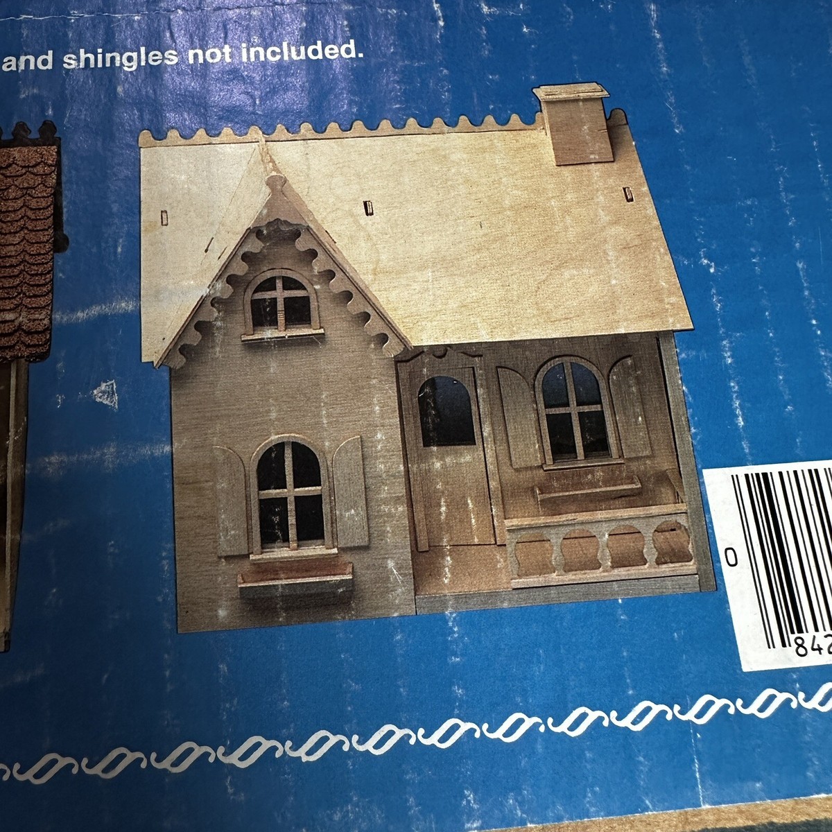 ‘THE BOBBI’ WOOD DOLLHOUSE KIT W/FURNITURE BY ARTPLY MODEL #66 NIB - Main Image