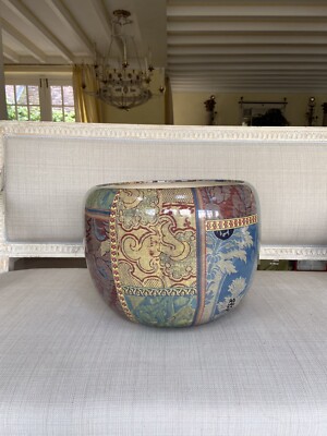 Etro Made in Italy große Keramikvase Blumentopf H 30 cm