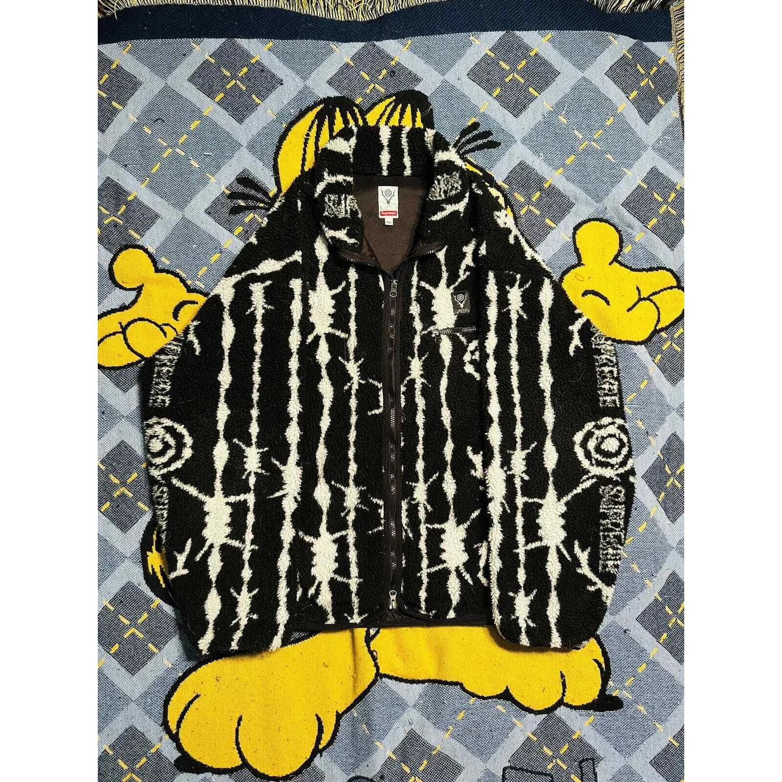 Veste barbelée polaire vintage Supreme x South2 West8