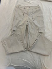 Wild Fable Khaki Dressy Wide Leg Cargo Pants Medium