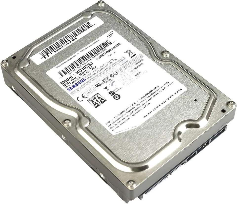 Samsung HD103SJ 1TB F3 EcoGreen SATA 7200rpm 16MB 3.5 Inch Internal Hard Drive - Image 2 of 3