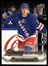 2015-16 Upper Deck UD Canvas Oscar Lindberg New York Rangers #C115
