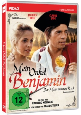 Mein Onkel Benjamin (Der Mann im roten Rock) * DVD Film Jacques Brel * Pidax Neu