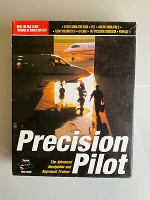 Precision Pilot  PC CD Rom Big Box Game Flight Simulator - Image 1 of 4