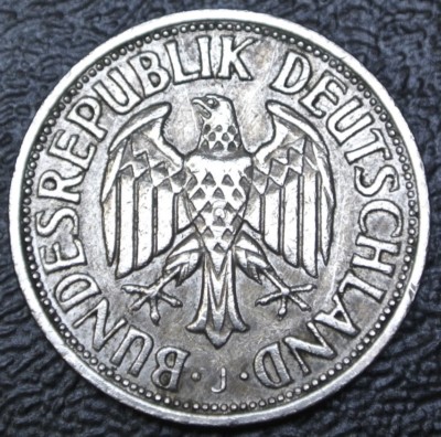 ドイツ　旧硬貨　Coin BRD 1 German Mark 1954 s-l400.jpg
